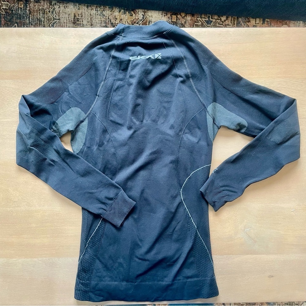 CKX Black Fitted Long Sleeve Thermal Top Base Layer - Picture 5 of 9